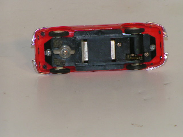 BOTTOM OF THE 1/43 JAGUAR XKE FROM THE FOLD OUT SET