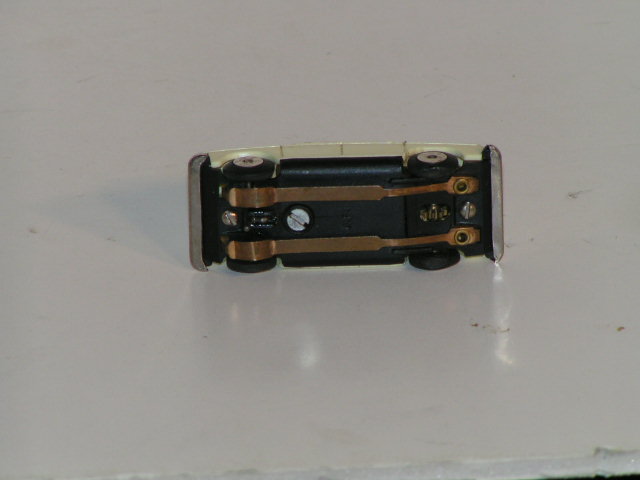 BOTTOM OF THE HO SCALE NISSAN CEDRIC SEDAN. RARE