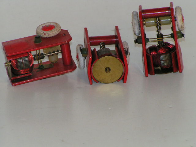 3 MOTORS WITH WORM GEAR,VERY EARLY & CRUDE