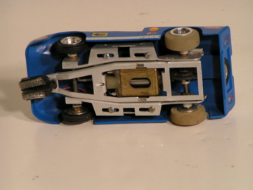 BOTTOM OF THE 1/32ND SCALE LOLA T70 MK3.