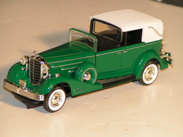 1/32ND SCALE DIECAST 1933 CADILLAC TOWN CAR. ONLY 6 WERE MADE.