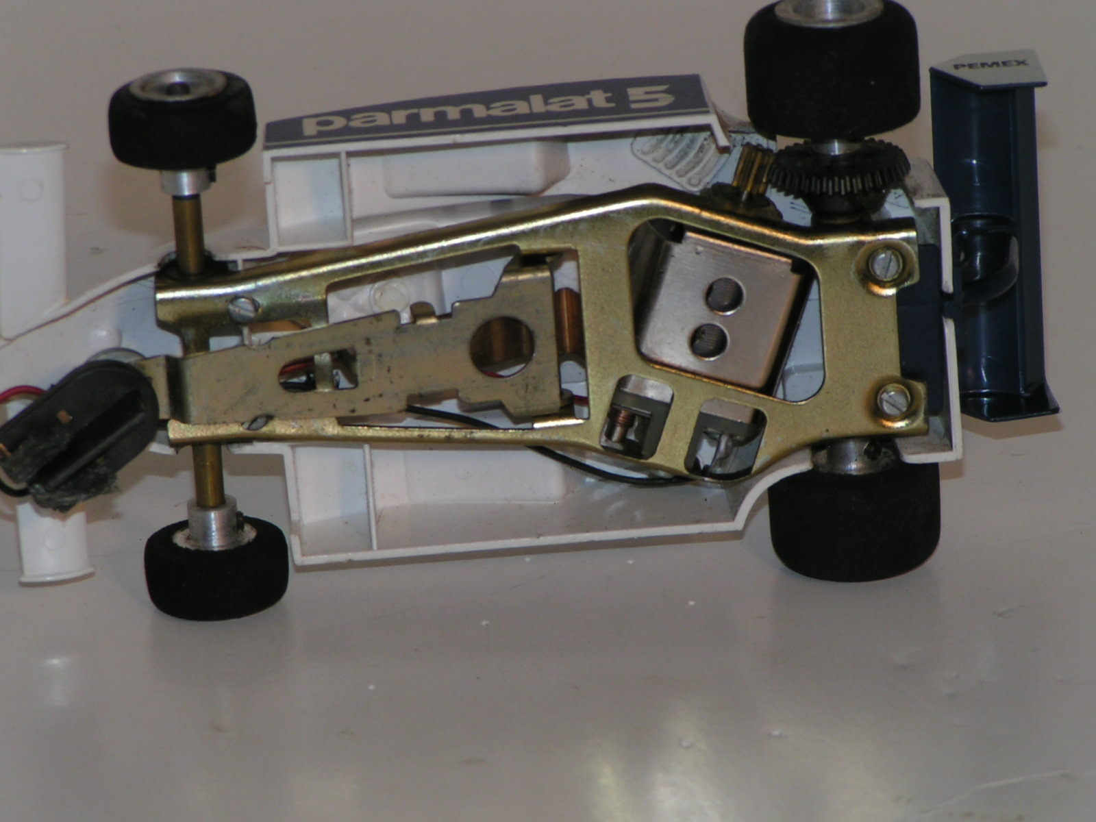 1/24TH SCALE BRASS CHASSIS FOR THE 1981 BRABHAM BT-49