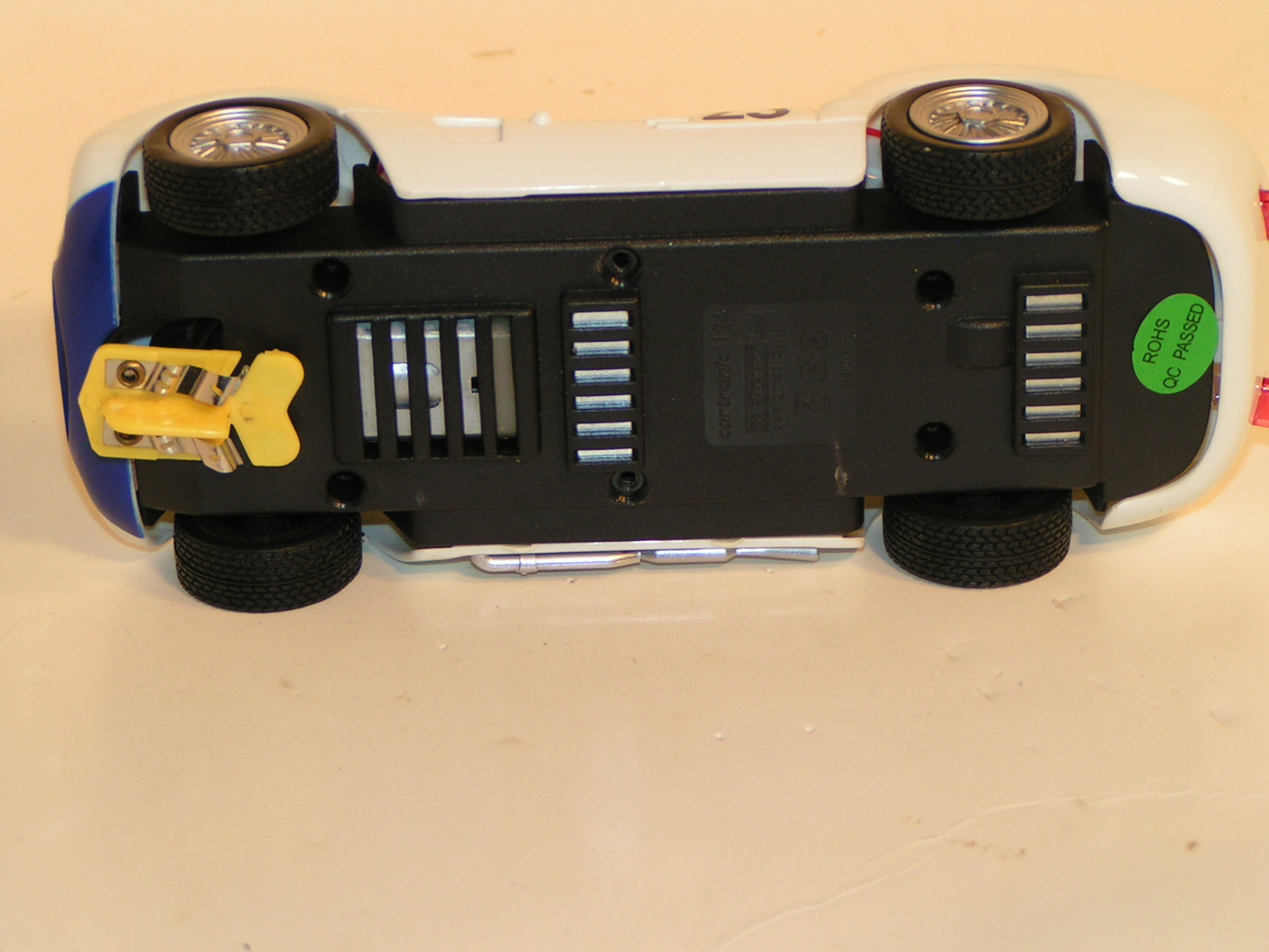 UNDERSIDE OF THE 1/24TH SCALE MASERATI BIRDCAGE