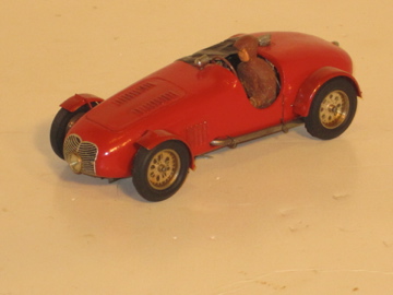 1/32ND SCALE S.M.E.C. WOOD BODY MASERATI A6GCS,SHOWN ON PAGE 27 OF ROGER GREENSLADES BOOK.WORM GEAR.1950S
