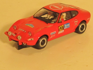 1/32ND SCALE OPEL GT RALLY COSTA BRAVO HISTORIC 2008 RACE.843/1000