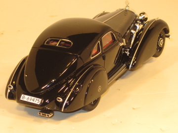 BACK VIEW OF THE 1/32N SCALE MERCEDES 540K