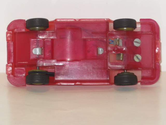 UNDERSIDE OF THE 1/43RD SCALE LADA. RARE