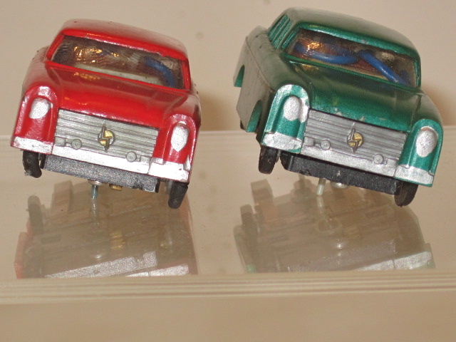 2 HO SCALE NISSAN CEDRIC CUSTOMS CARS FROM THE 1ST HO SCALE SET MARUSAN EVER PRODUCED. EXTREMELY RARE