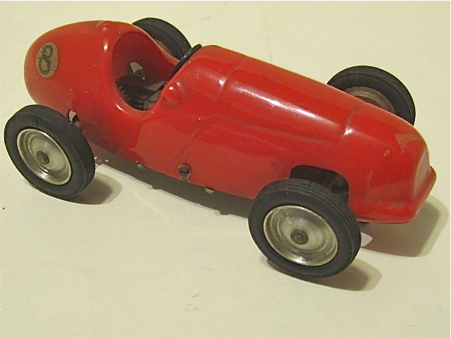 1/27TH SCALE VACUUM BODY GORDINI WITH ZINC CHASSIS. VERY RARE (1958) SLOT OR RAIL