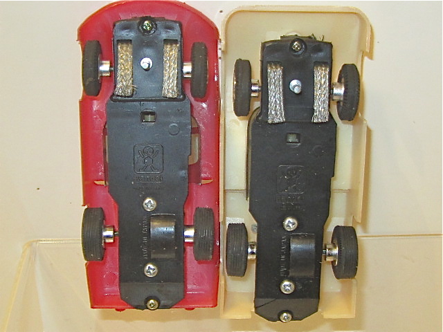 UNDERSIDE OF 1/36 SET CARS