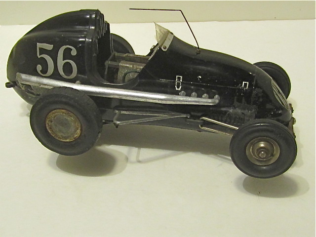 1/18TH SCALE SLOT CAR USING A LIONEL MOTOR. RARE 