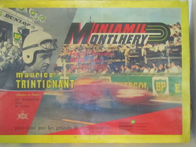 1963 MINIAMIL 1/32ND SCALE SET WITH 6 EXTRA BODIES.