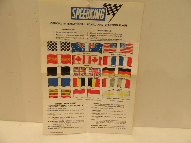 FLAG SHEET FOR THE 1/32ND SCALE VANWALL  SET
