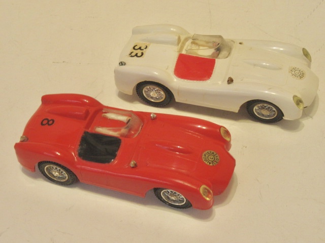 2 1/32ND SCALE FERRARI TR CARS