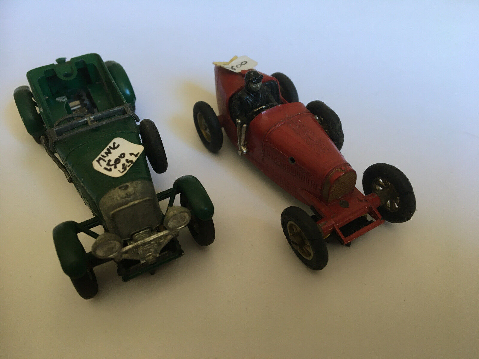 1/43RD SCALE MATCHBOX DIECAST BODIES WITH EARLY MINIC CONTACTS & GUIDES  