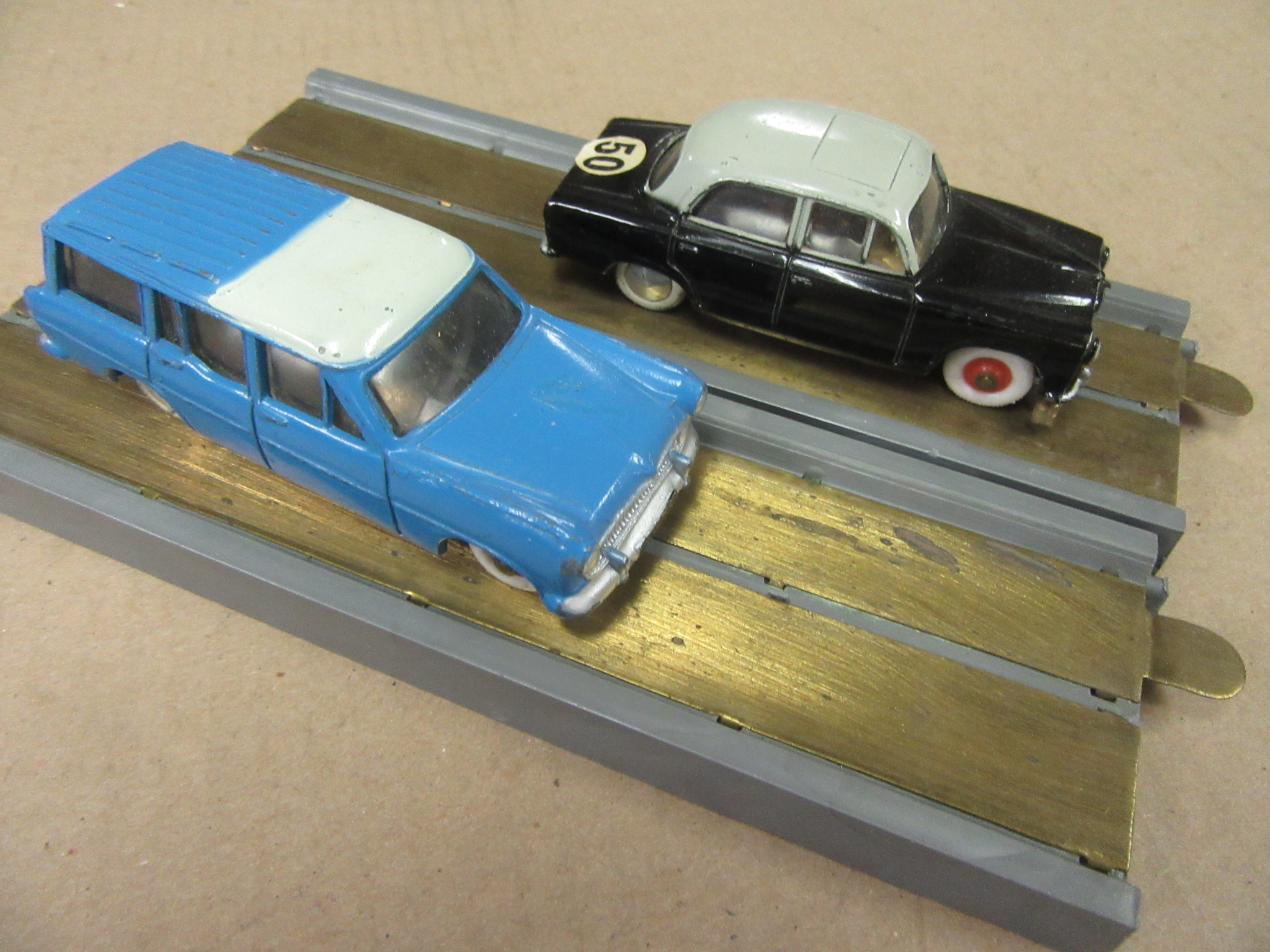 1/43RD SCALE ZAMAC CARS FROM QUIRALU SET #4 MADE IN 1958