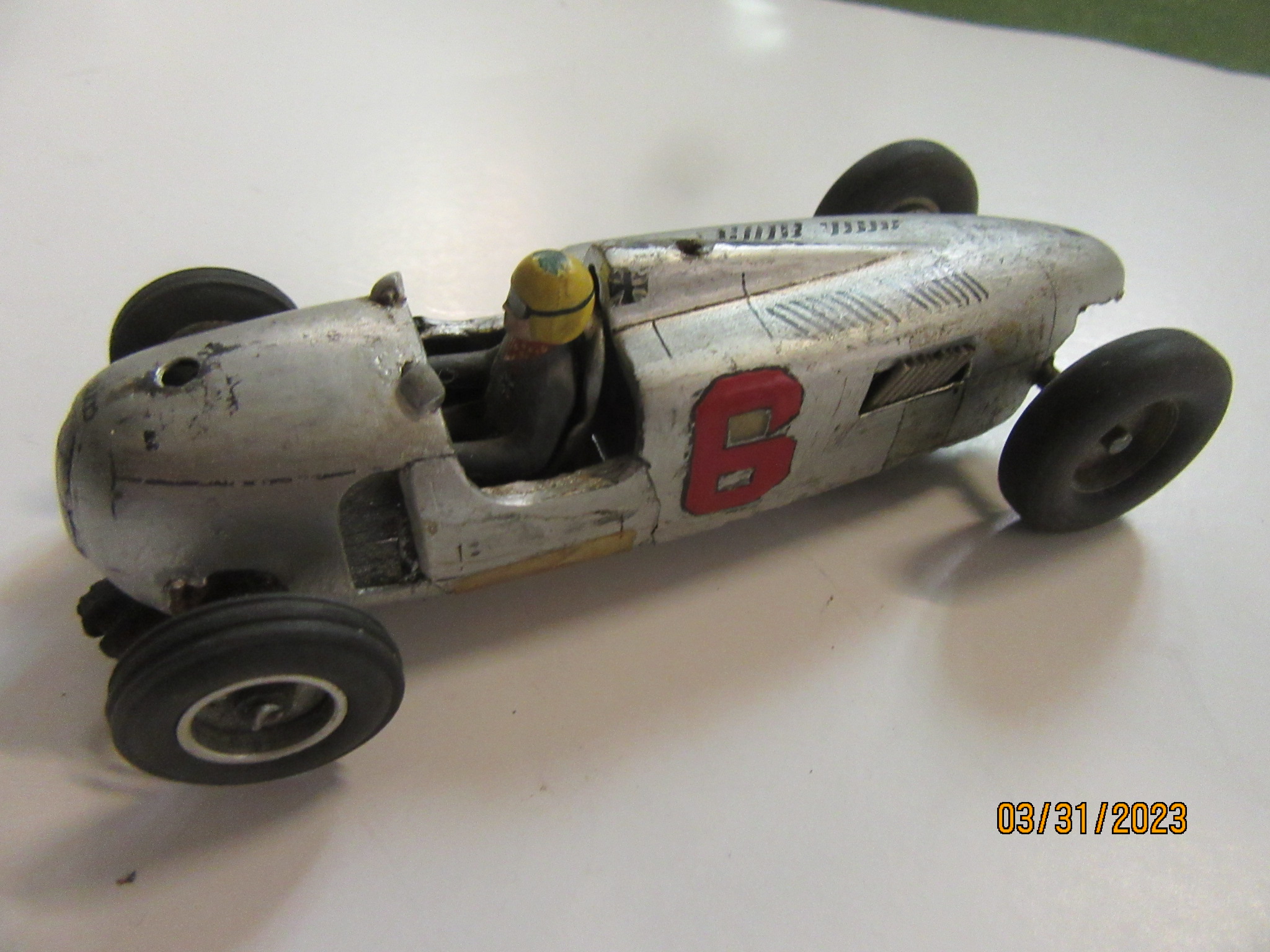 1/32ND SCALE WOOD BODY AUTO UNION.SLOT CAR 