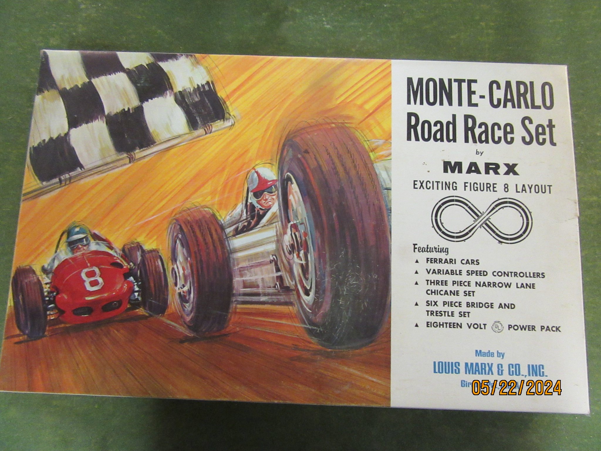 1/3OTH SCALE MONTE CARLO SET, MIB .