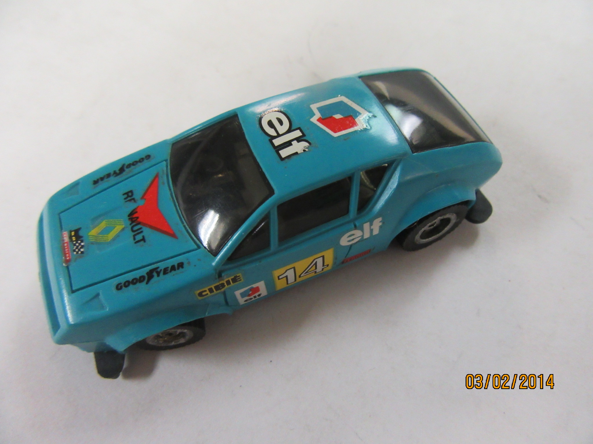 1/60TH SCALE SLOTLESS RENAULT ALPINE A 310.RARE