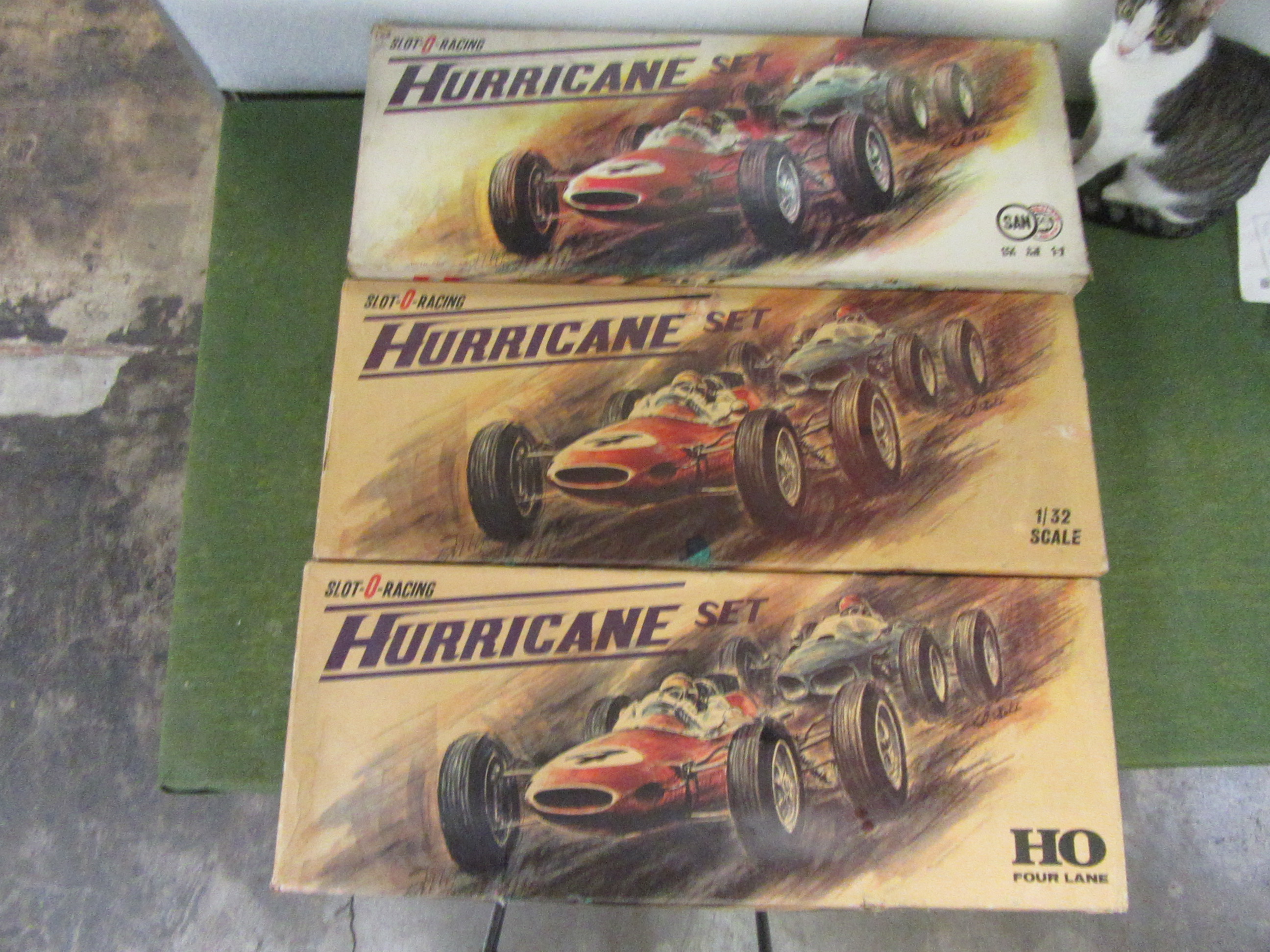 ALL 3 HURRICANE RSL SETS-HO, 1/32ND, AND 1/24TH.