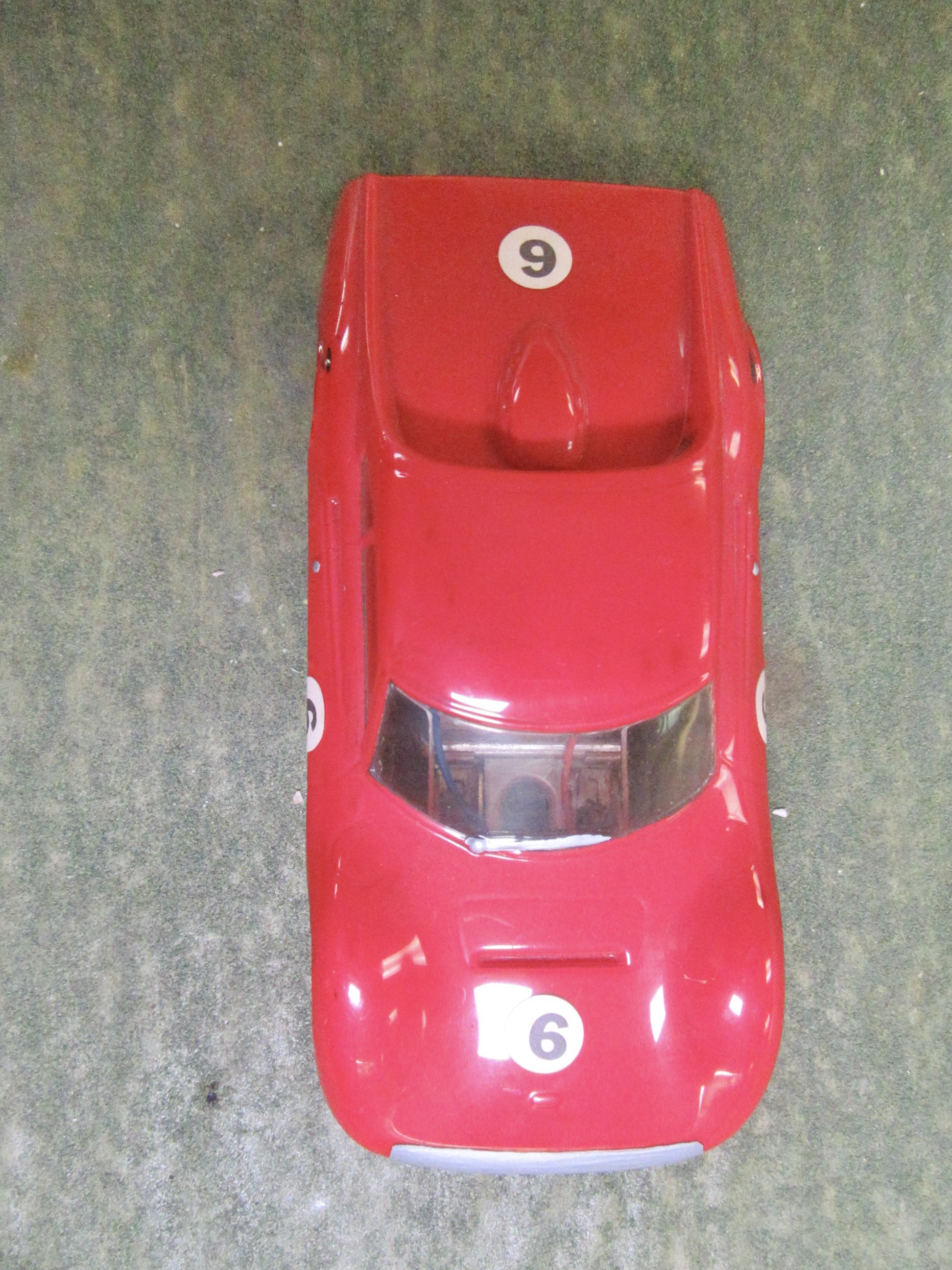 TOP VIEW OF THE 1/24TH SCALE VACUUM BODY BERLINETTA SPECIAL.
