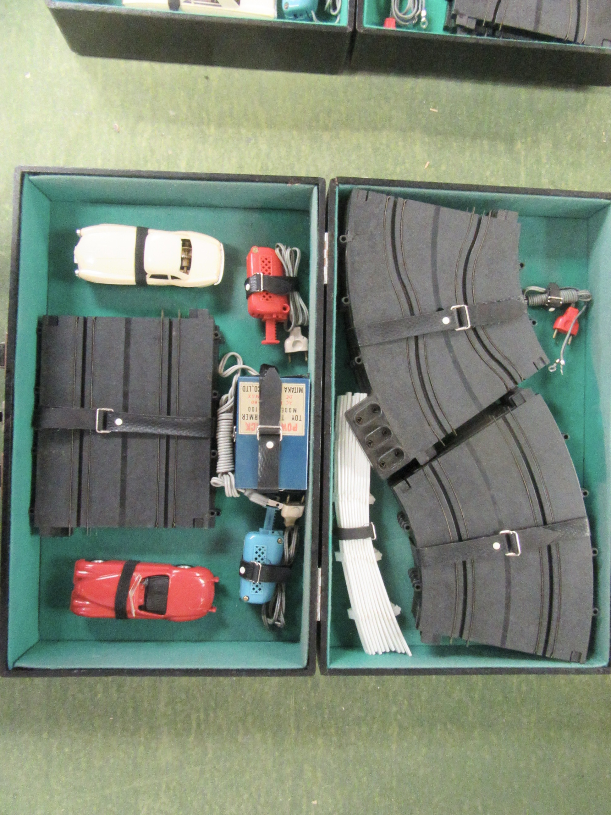 2ND SET WITH RED JAGUAR XK120 & BMW 507