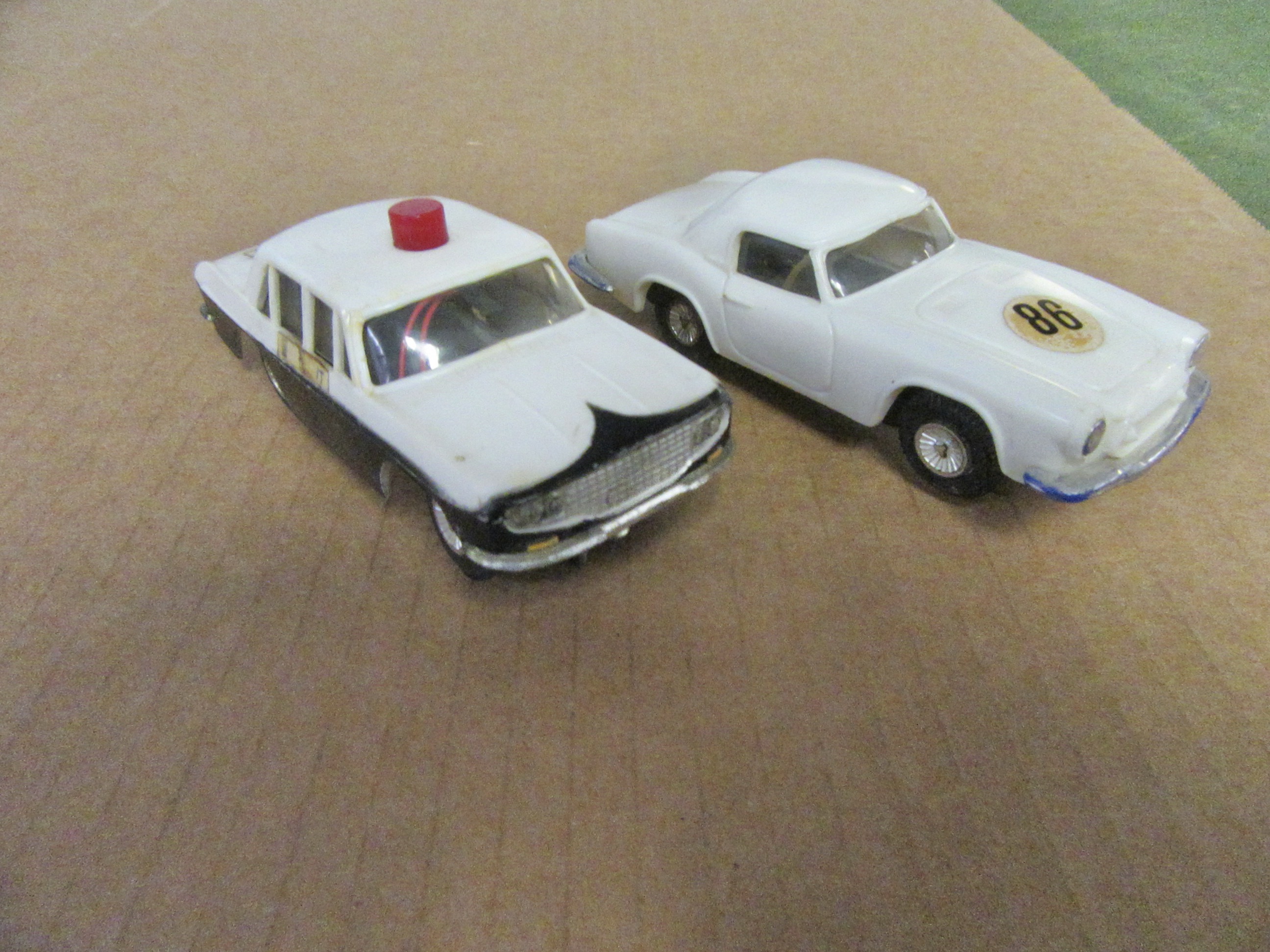 1/36TH SCALE RARE HONDA 600 SM & A TOYOPET POLICE CAR. JUST CAME IN 5/27/26