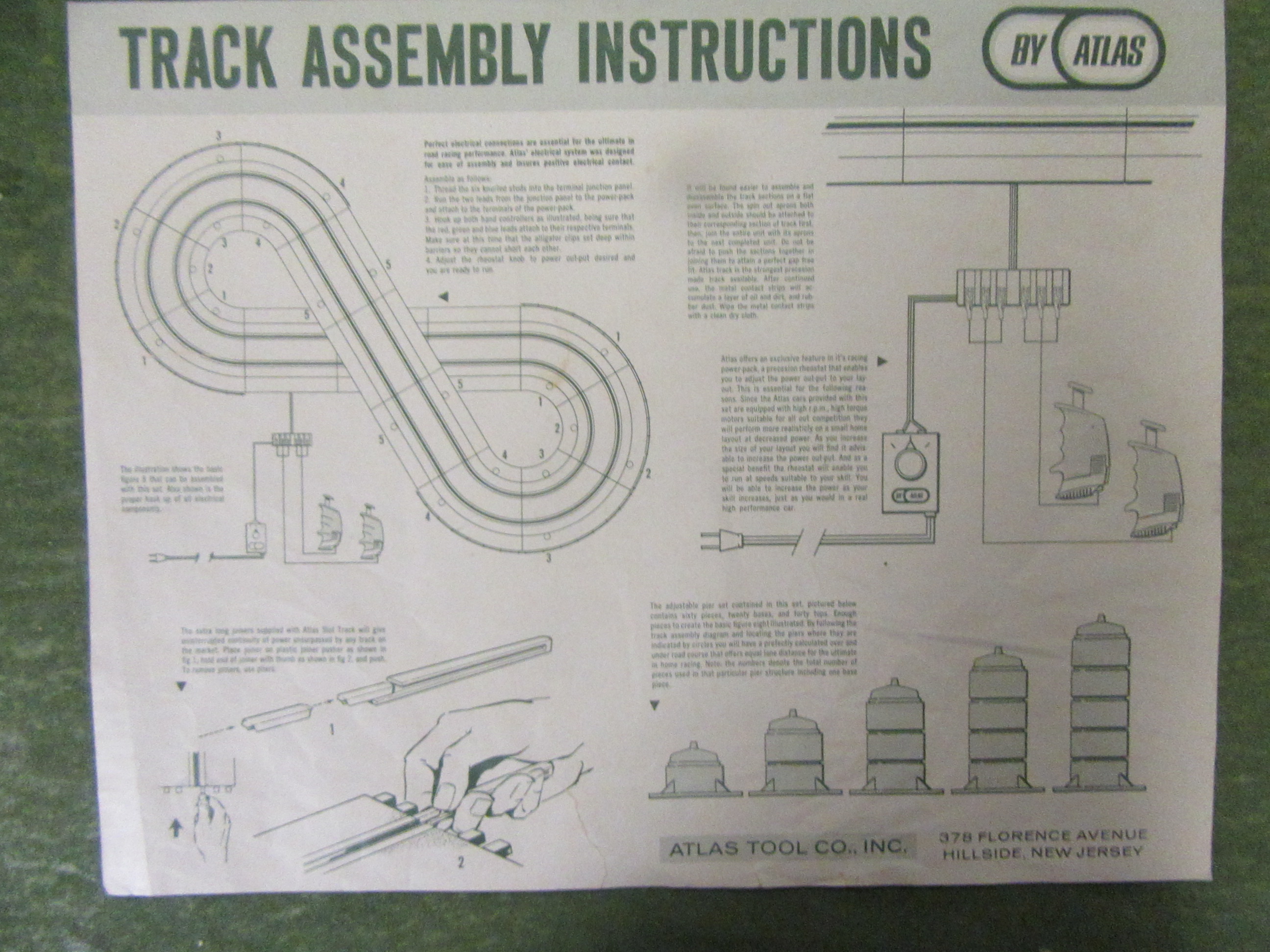 INSTRUCTIONS FOR THE 1/24TH SCALE SET
