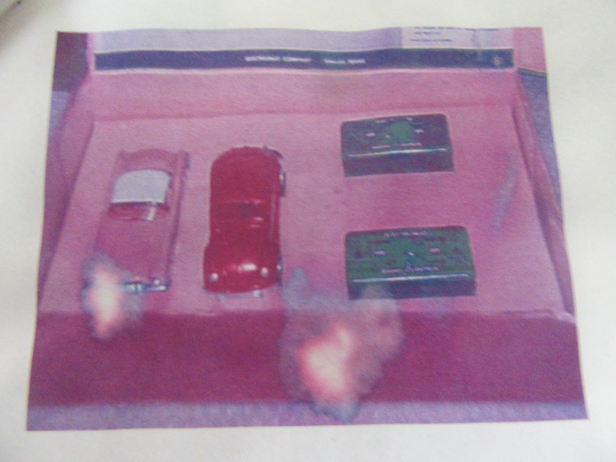 ELECTROMAT SET WITH 1/25TH SCALE CORVETTE  & VW