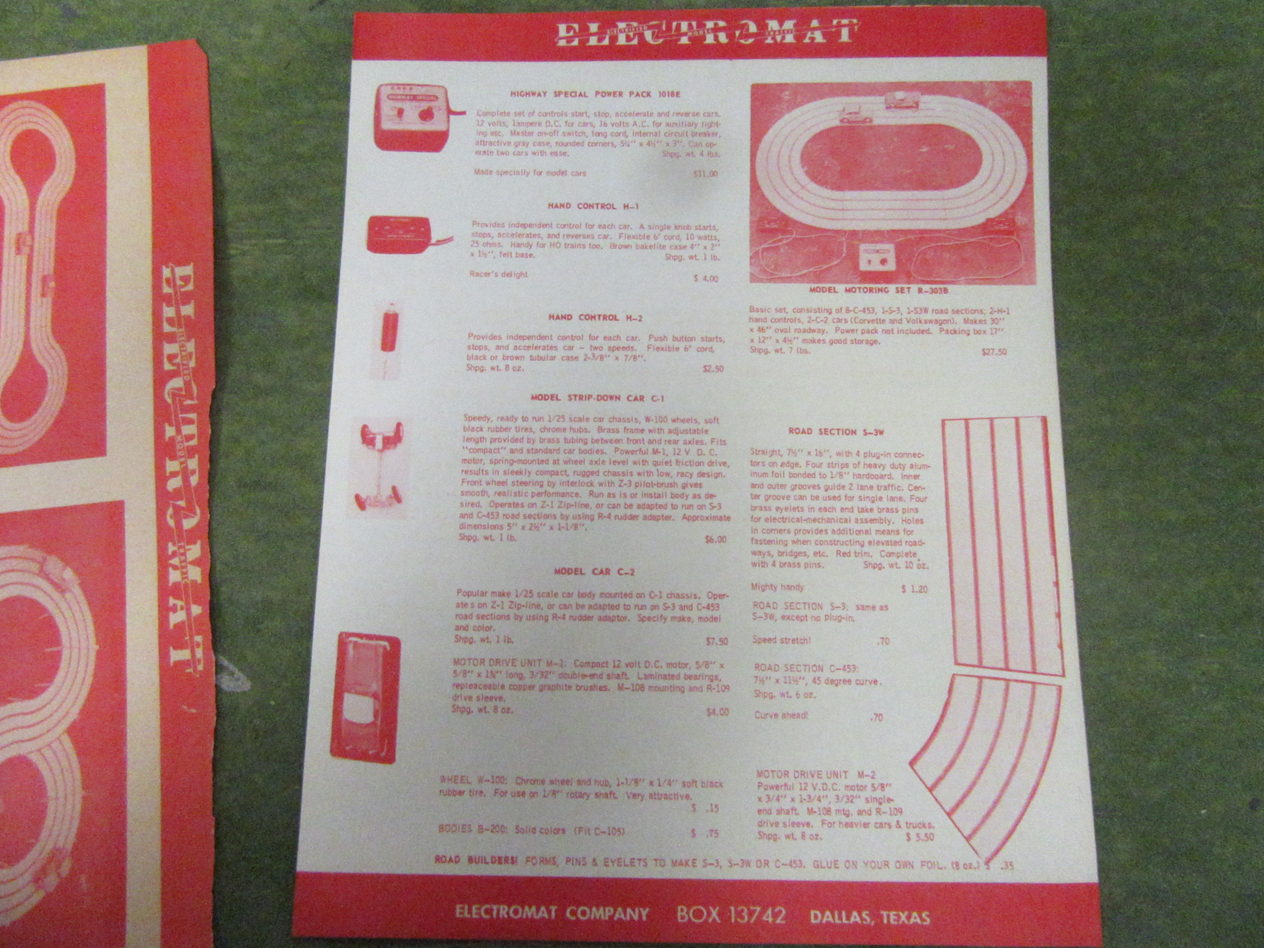 SALES LEAFLET.