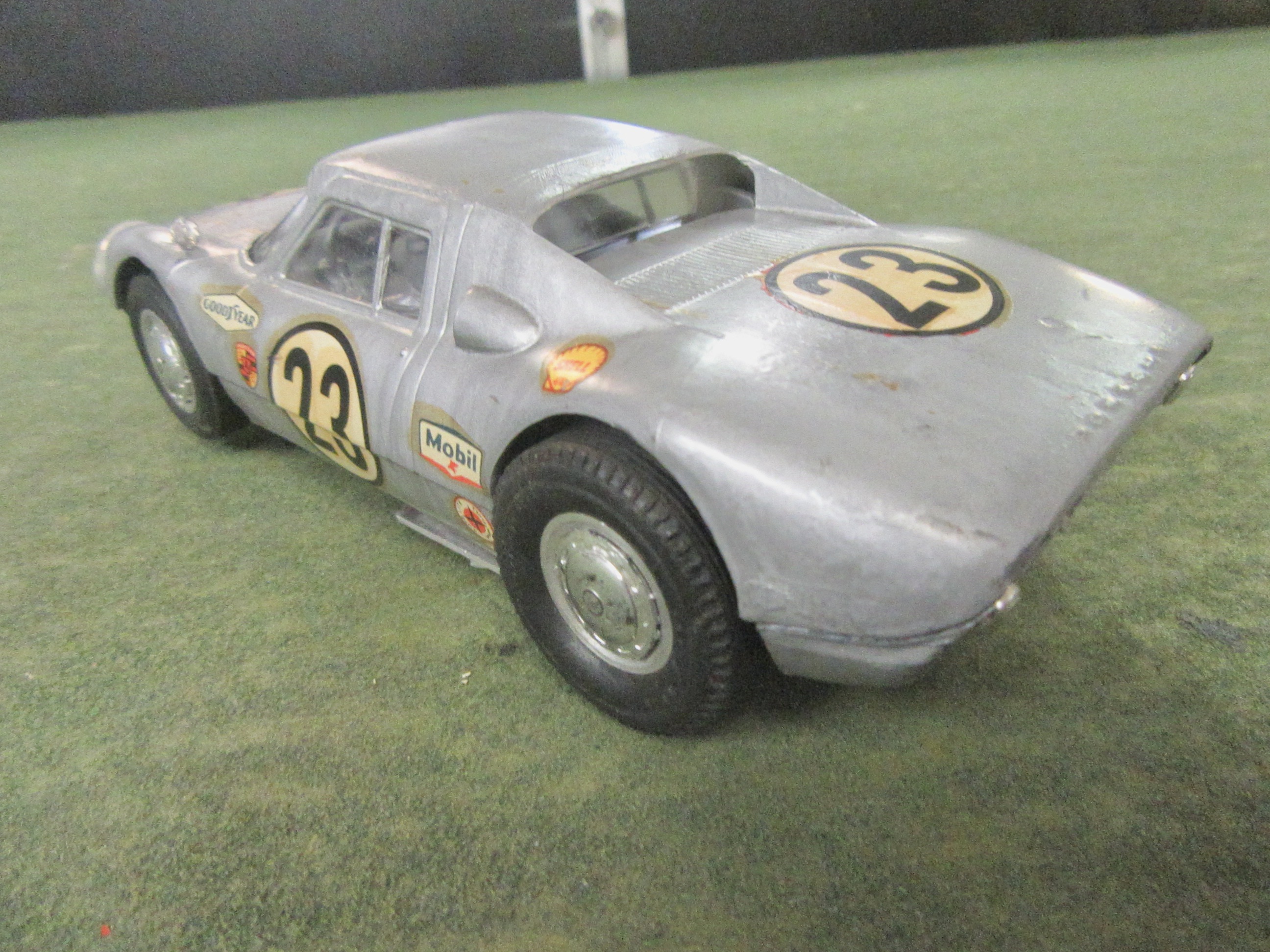 REARVIEW OF THE 1/24TH SCALE PORSCHE 904.