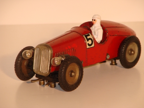 1/20TH SCALE TINPLATE INSPIRED ALFA P2 RAILCAR MADE IN 1935, RARE 1/20TH SCALE