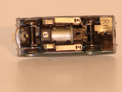 UNDERSIDE OF LATER CAR