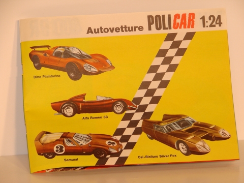 CATALOG SHOWING SOME 1/24TH SCALE CARS.