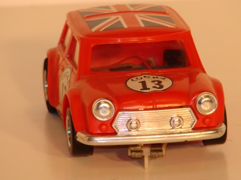 1/24TH SCALE MINI COOPER WITH BRASS CHASSIS