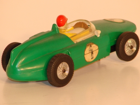 REAR VIEW OF THE 1/30 SCALE COOPER T51. AC MOTOR