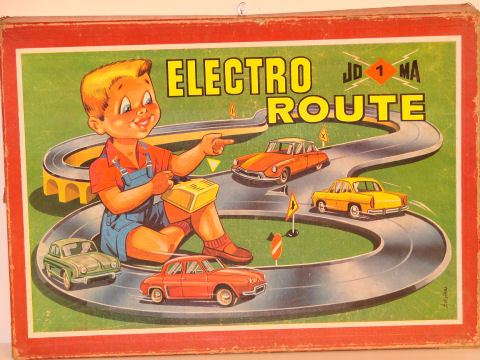 COVER OF THE 1/43RD SCALE MERCEDES SILVER ARROW SET, 1959. VERY RARE.