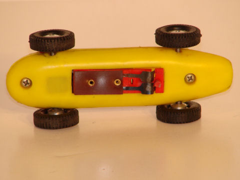 UNDERSIDE OF THE 1/32ND SCALE LOTUS 16