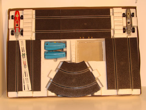 LATE SET WITH 2 1/32ND SCALE LOTUS 25S