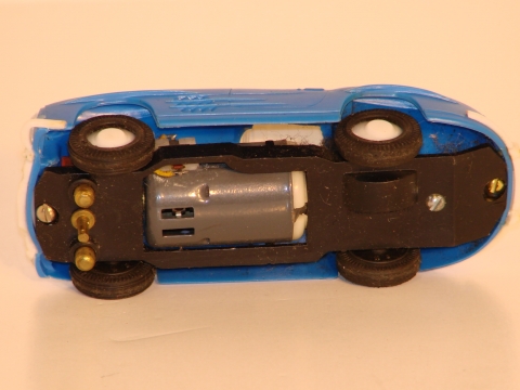 UNDERSIDE OF 1/36 SCALE MERCEDES 300 SL