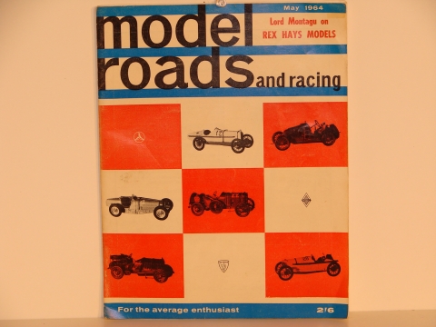 05/1964 MODEL ROADS ISSUE WITH THE ARTICLE ON THE CRAVEN PARK TRACK CLUB STARTED IN 1962.
