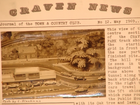 CLOSEUP OF THE CRAVEN PARK TRACK NEWSLETTER