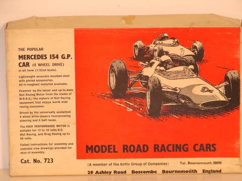 BOX TOP FOR THE 1/32TH SCALE 4 WHEEL DRIVE MERCEDES W154