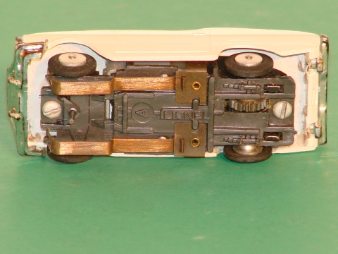 BOTTOM OF THE HO SCALE FORD T BIRD
