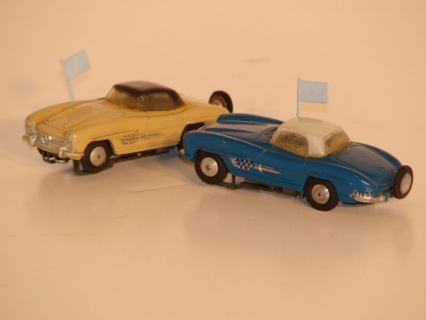 HO SCALE TAG TEAM MERCEDES 300 SL