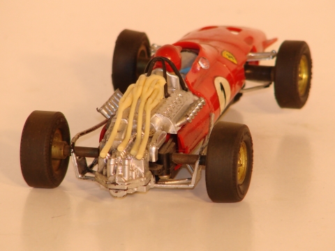 1/32ND SCALE FERRARI 312.REAR VIEW