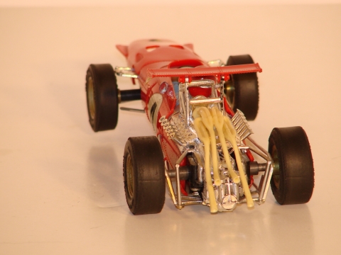 BACK OF THE 1/24TH SCALE FERRARI 312