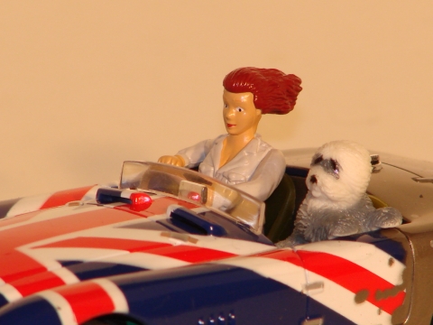 CLOSEUP OF THE ASTON MARTIN DB3 