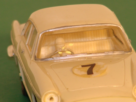 CLOSE UP OF THE RENAULT CARAVELLE SHOWING THE LITTLE DRIVER