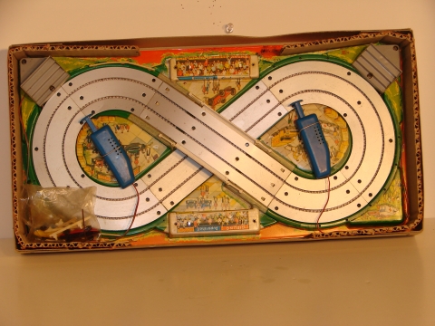 CONTROLLERS MAKE THE SPRINGS IN THE SLOT,  THUS MOVING THE CARS